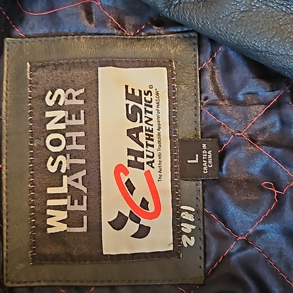 NASCAR Vintage Jeff Gordon Wilson Leather Racing Jacket - Picture 5 of 8